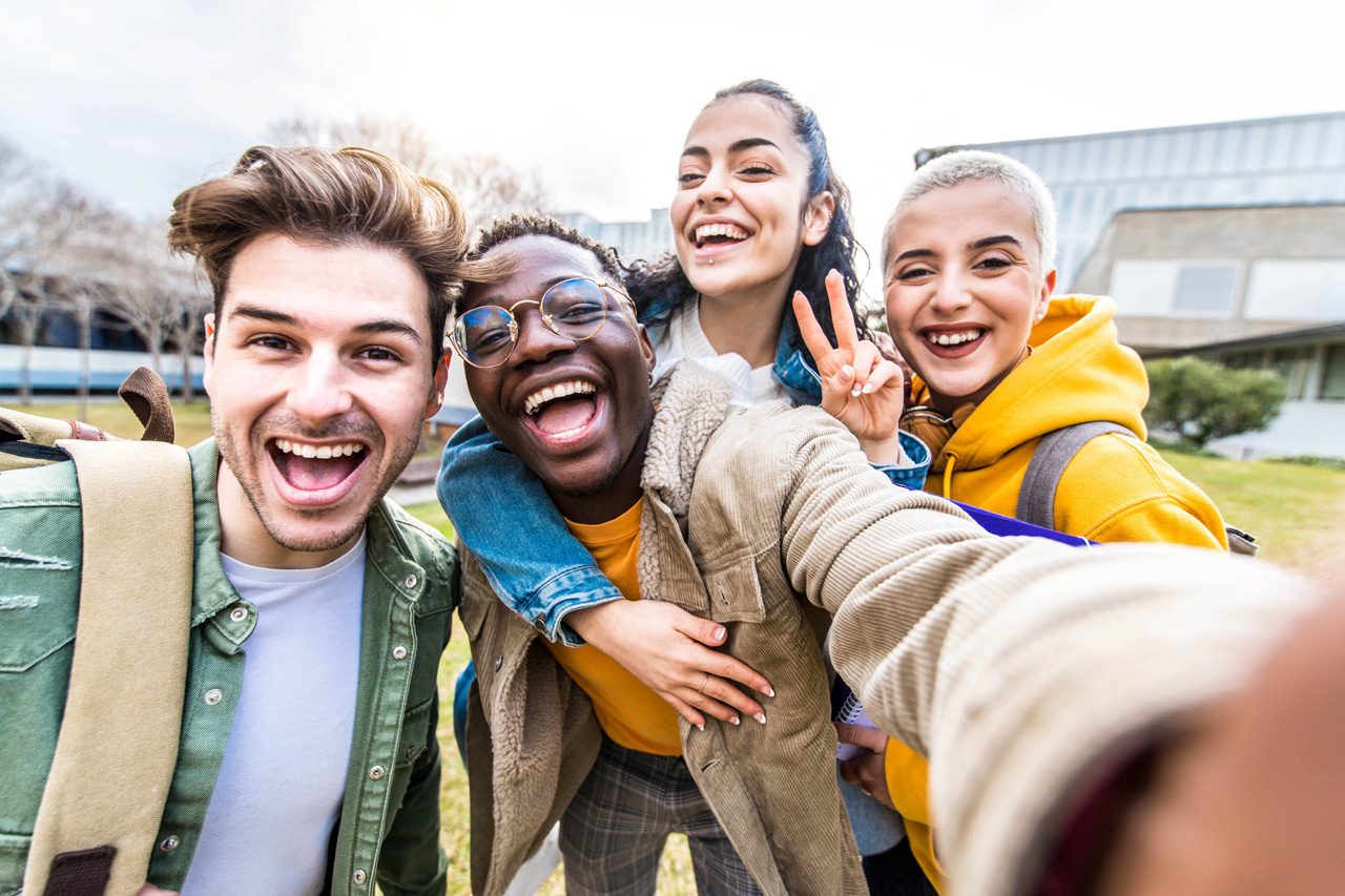 group-of-students-taking-a-selfie