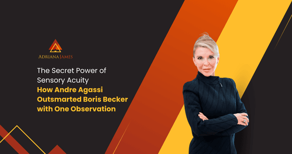 Featured image for “The Secret Power of Sensory Acuity — How Andre Agassi Outsmarted Boris Becker with One Observation”